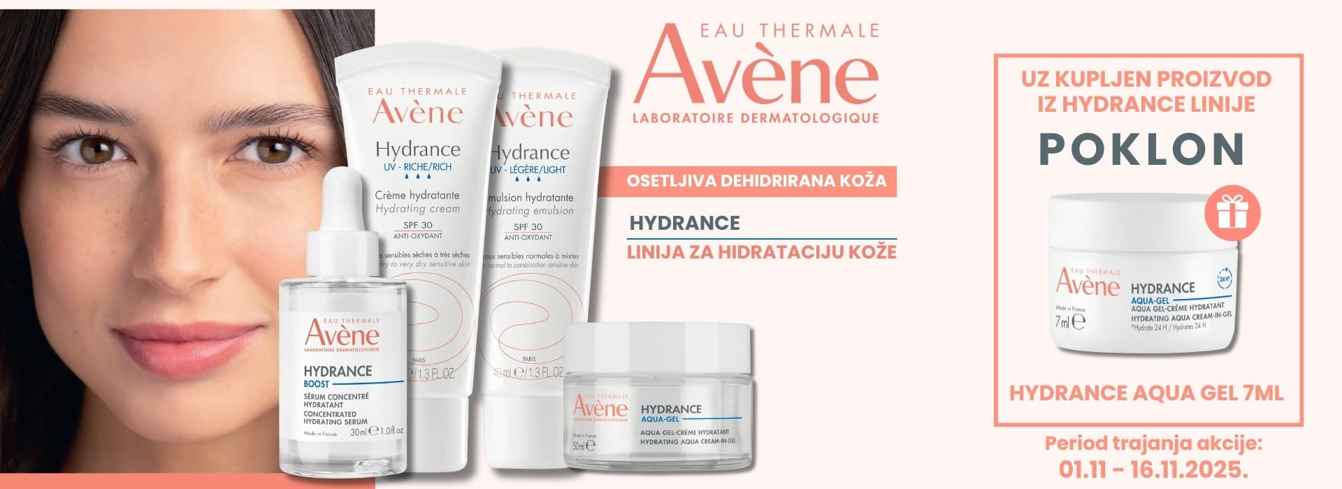 Avene Hydrance poklon 11/25